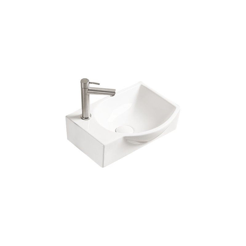 Mexen Mista rechte Aufsatzwaschbecken 40 x 28 cm, weiß - 22174000R