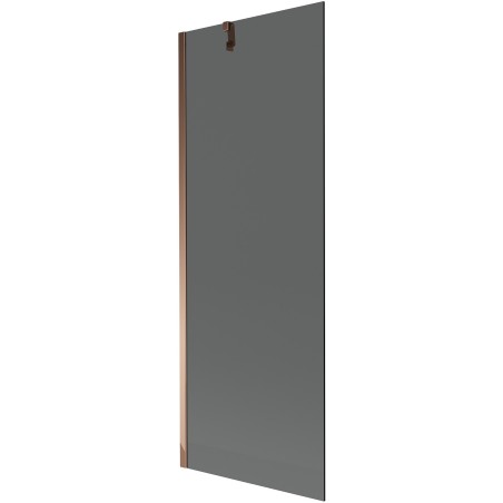 Mexen Next 1-flügelige Badewannenabtrennung 70 x 150 cm, Graphit, Roségold - 895-070-000-00-40-60