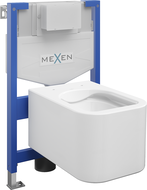 Mexen Unterputz WC-Set Fenix XS-F mit WC-Schüssel Elis, weiß glänzend - 6803391XX00