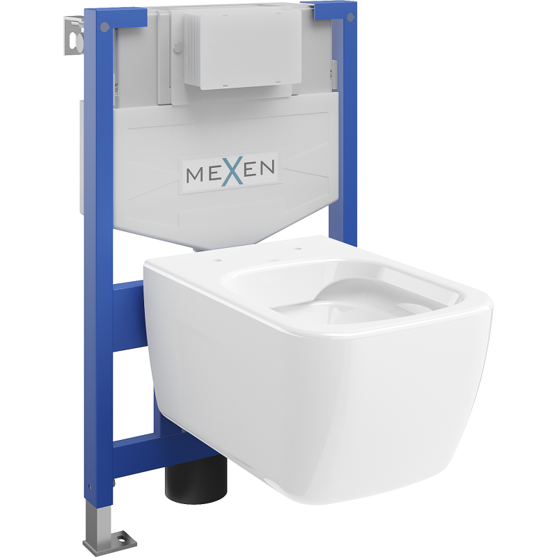 Mexen Margo Unterputz-WC-Set Fenix XS-F mit WC-Keramik, weiß glänzend - 6803342XX00