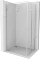 Mexen Lima Duo faltbare Duschkabine 80 x 70 cm, transparent, chrom - 856-080-070-02-00