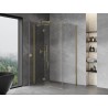 Mexen Mist-H T Duschkabine schwenkbar links 100 x 70 cm, transparent, gold - 8A5T-100-070-50-00-L