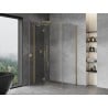 Mexen Mist-H T Duschkabine schwenkbar links 70 x 85 cm, transparent, gold - 8A5T-070-085-50-00-L