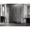 Mexen Lunar T Schiebedusche links 70 x 80 cm, transparent, gold - 834T-070-080-50-00-L