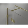 Mexen Lunar T Duschtür links 75 x 100 cm, transparent, gold - 834T-075-100-50-00-L