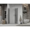 Mexen Lima Duo faltbare Duschkabine 100 x 90 cm, transparent, Chrom - 856-100-090-02-00