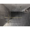 Mexen Lunar T Klappbare Duschkabine links 80 x 80 cm, transparent, gold - 834T-080-080-50-00-L