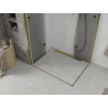 Mexen Lima Duo faltbare Duschkabine 80 x 70 cm, transparent, gold - 856-080-070-50-00-02
