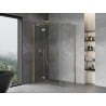Mexen Mist-H T Duschkabine Schwingtür links 115 x 100 cm, transparent, gold - 8A5T-115-100-50-00-L