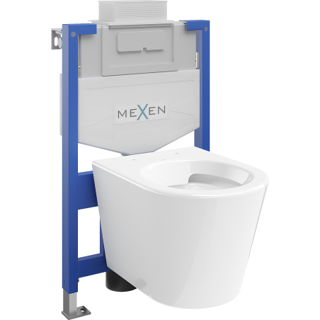 Mexen WC-Unterputzmontageset Felix XS-U Rahmen mit WC Rico, Weiß - 6853372XX00