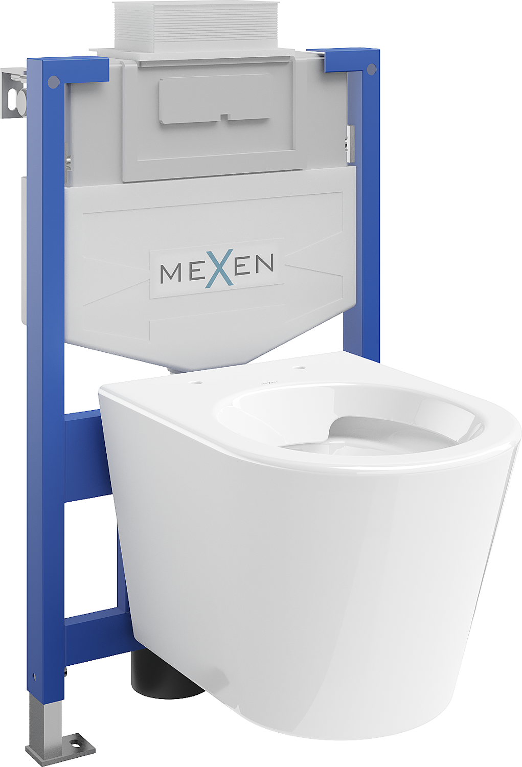 Mexen WC-Unterputzmontageset Felix XS-U Rahmen mit WC Rico, Weiß - 6853372XX00