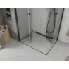Mexen Lima Duo faltbare Duschkabine 80 x 70 cm, transparent, schwarz - 856-080-070-70-00-02