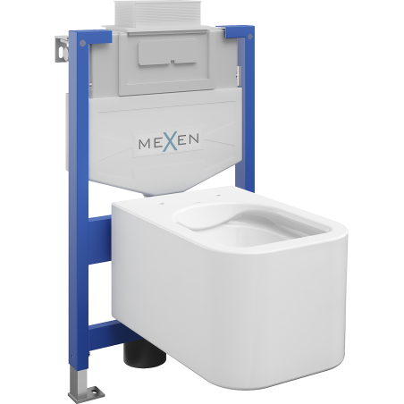 Mexen WC-Unterputzmontageset Felix XS-U Rahmen mit WC Elis, Weiß - 6853391XX00