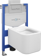 Mexen Elis Unterputz-WC-Set Fenix XS-U mit WC-Schüssel , weiß glänzend - 6853391XX00