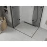Mexen Lima Duo faltbare Duschkabine 80 x 70 cm, transparent, schwarz - 856-080-070-70-00-02