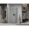 Mexen Lima Duo Duschkabine faltbar 100 x 90 cm, transparent, schwarz - 856-100-090-70-00-02