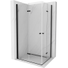 Mexen Lima Duo Duschkabine faltbar 100 x 90 cm, transparent, schwarz - 856-100-090-70-00-02