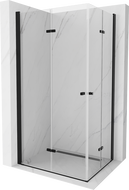 Mexen Lima Duo Faltduschkabine 100 x 90 cm, transparent, schwarz - 856-100-090-70-00-02