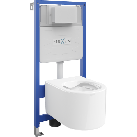 Mexen Sofia Unterputz-WC-Set Fenix Slim mit WC-Schüssel, weiß glänzend - 6103354XX00