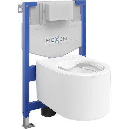 Mexen Sofia Unterputz-WC-Set Fenix XS-F mit WC-Schüssel, weiß glänzend - 6803354XX00