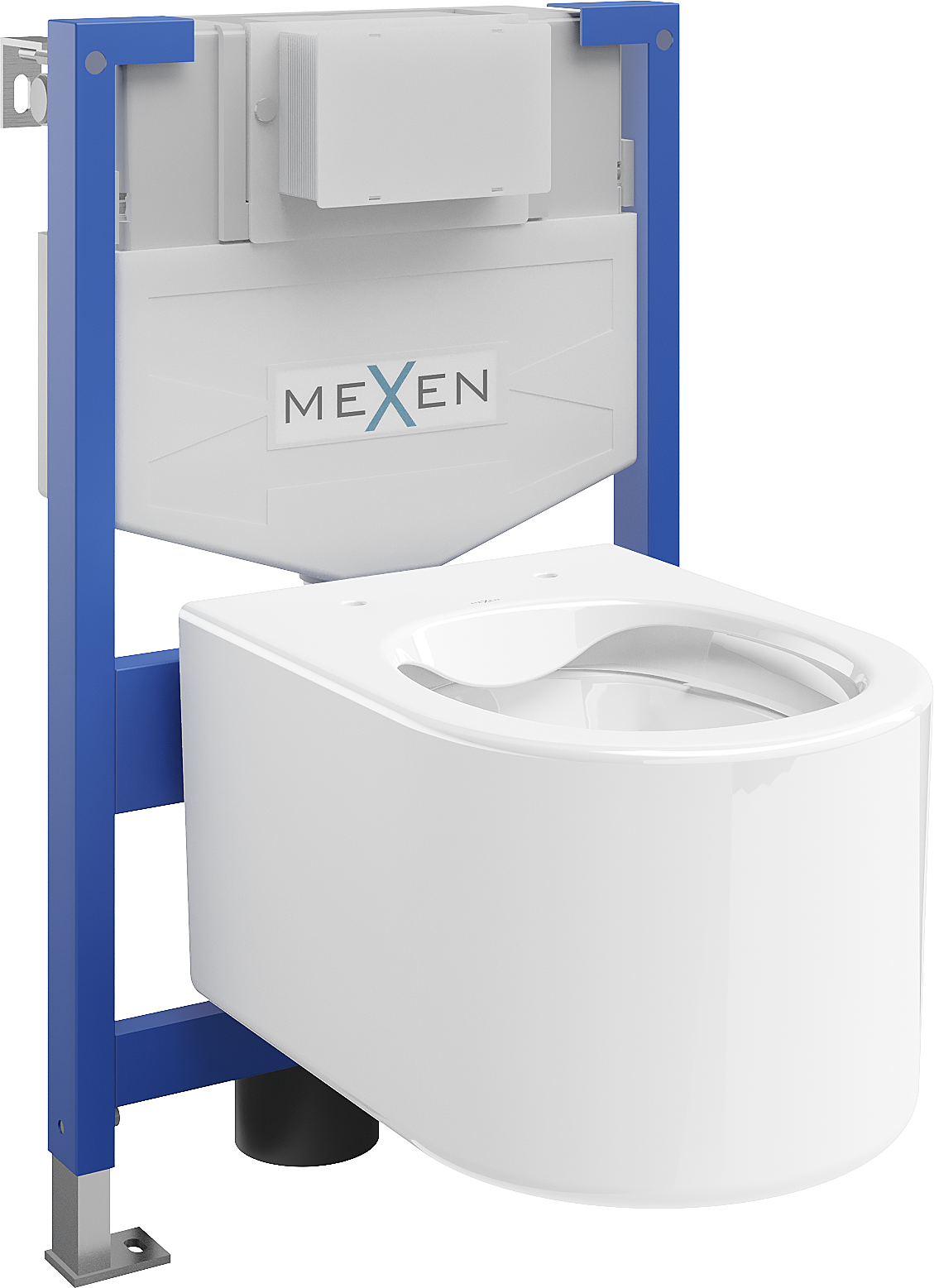 Mexen WC-Unterputzmontageset Felix XS-F Rahmen mit WC Sofia, Weiß - 6803354XX00