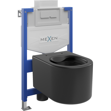 Mexen Sofia Unterputz-WC-Set Fenix XS-U mit WC-Schüssel, schwarz matt - 6853354XX85