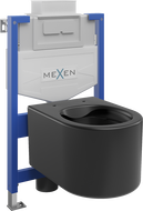 Mexen Sofia Unterputz-WC-Set Fenix XS-U mit WC-Schüssel, schwarz matt - 6853354XX85