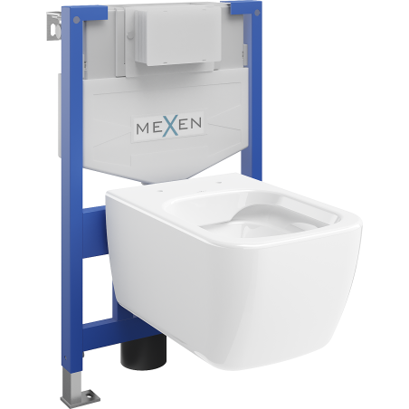 Mexen Stella Unterputz-WC-Set Fenix XS-F mit WC-Schüssel, weiß glänzend - 6803368XX00