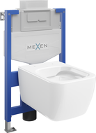 Mexen Unterputz-WC-Set Fenix XS-U mit WC-Schüssel Stella, weiß glänzend - 6853368XX00