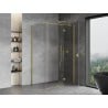Mexen Mist-H T Duschkabine Schwingtür rechts 110 x 75 cm, transparent, gebürstet gold - 8A5T-110-075-55-00-P