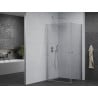 Mexen Pretoria Duo Duschkabine schwenkbar 90 x 70 cm, transparent, Chrom - 852-090-070-02-00
