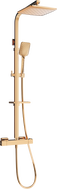 Mexen CQ62 Unterputz-Duschset mit Regenbrause und Thermostatbatterie, Roségold - 772506295-60