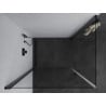 Mexen Pretoria Duo Duschkabine schwenkbar 90 x 80 cm, transparent, schwarz - 852-090-080-70-00-02