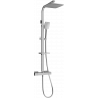 Mexen CQ62 Außenliegendes Duschset mit Regendusche und Thermostatarmatur, Graphit - 772506295-66
