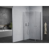 Mexen Pretoria Duo Duschkabine schwenkbar 100 x 90 cm, transparent, Chrom - 852-100-090-02-00