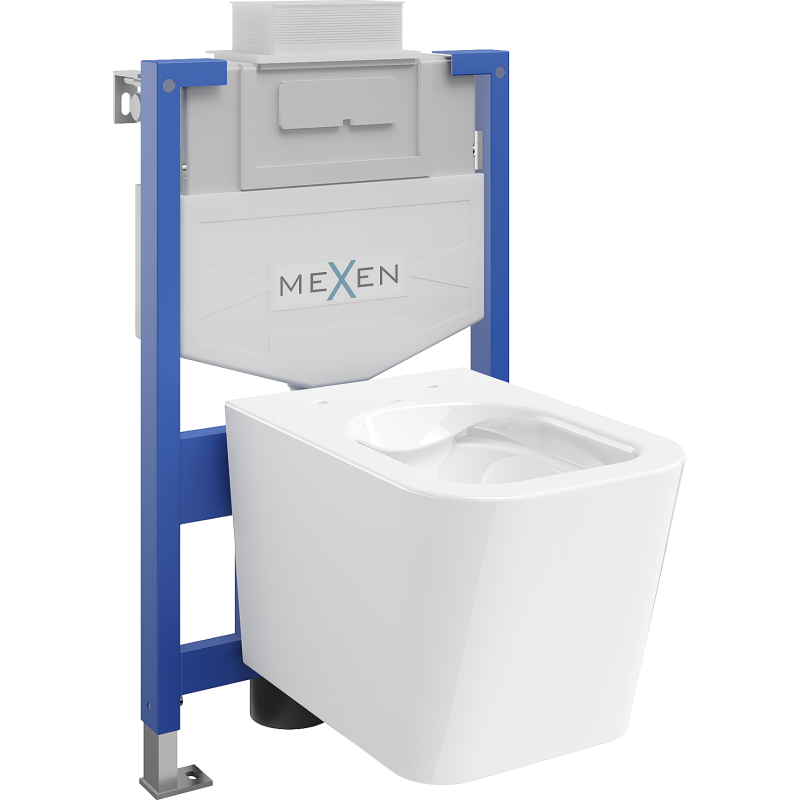 Mexen Teo WC-Unterputz-Set Fenix XS-U mit WC-Schüssel, weiß glänzend - 6853385XX00