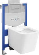 Mexen Unterputz-WC-Set Fenix XS-U mit WC-Schüssel Teo, weiß glänzend - 6853385XX00