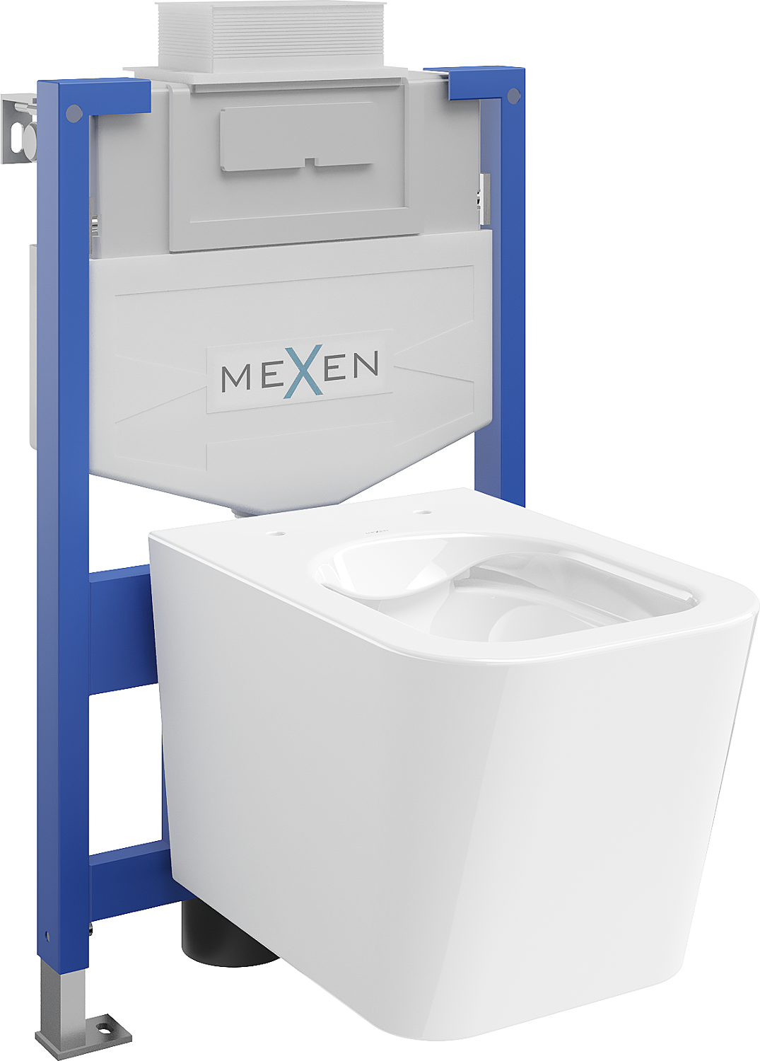 Mexen WC-Unterputzmontageset Felix XS-U Rahmen mit WC Teo, Weiß - 6853385XX00