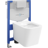 Mexen Teo Unterputz-WC-Set Fenix XS-F mit WC-Schüssel, weiß glänzend - 6803385XX00