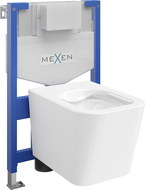 Mexen Unterputz-WC-Set Fenix XS-F mit WC-Schüssel Teo, weiß glänzend - 6803385XX00