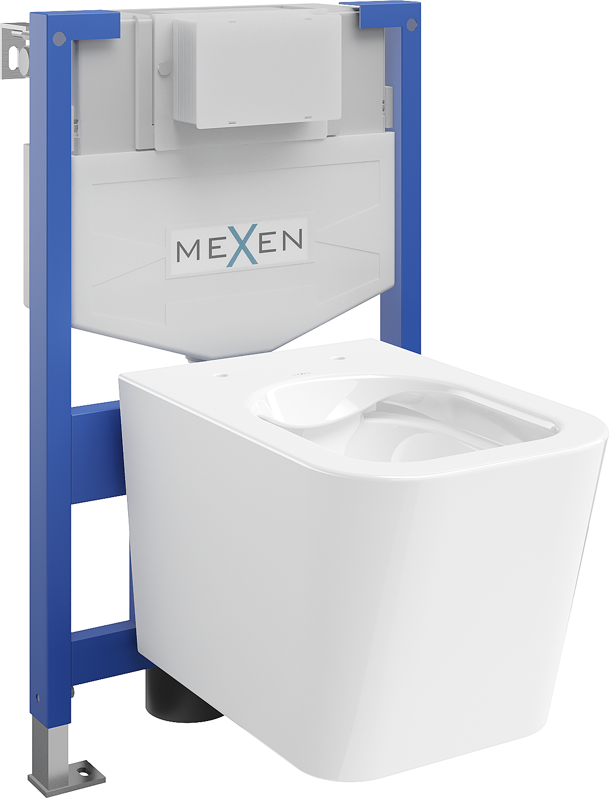 Mexen WC-Unterputzmontageset Felix XS-F Rahmen mit WC Teo, Weiß - 6803385XX00