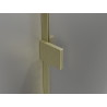 Mexen Lunar T Schwenkbare Duschkabine rechts 75 x 100 cm, transparent, gebürstetes Gold - 834T-075-100-55-00-P
