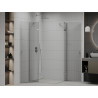 Mexen Roma Duo Duschkabine schwenkbar 80 x 70 cm, transparent, Chrom - 854-080-070-02-00