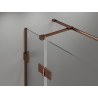 Mexen Lunar T Duschkabine, aufklappbar links, 70 x 110 cm, transparent, Roségold - 834T-070-110-60-00-L