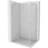 Mexen Roma Duo Duschkabine schwenkbar 110 x 70 cm, transparent, Chrom - 854-110-070-02-00