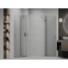 Mexen Roma Duo Duschkabine Schwenkbar 110 x 80 cm, transparent, Chrom - 854-110-080-02-00