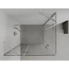 Mexen Roma Duo Duschkabine Schwenkbar 110 x 80 cm, transparent, Chrom - 854-110-080-02-00