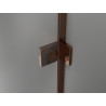 Mexen Lunar T Schiebeduschkabine links 100 x 90 cm, transparent, Roségold - 834T-100-090-60-00-L