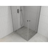 Mexen Roma Duo Duschkabine, schwenkbar 120 x 80 cm, transparent, Chrom - 854-120-080-02-00