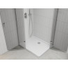 Mexen Roma Duo Duschkabine, 80 x 70 cm, transparent, Chrom + Flat Duschwanne - 854-080-070-01-02-4010